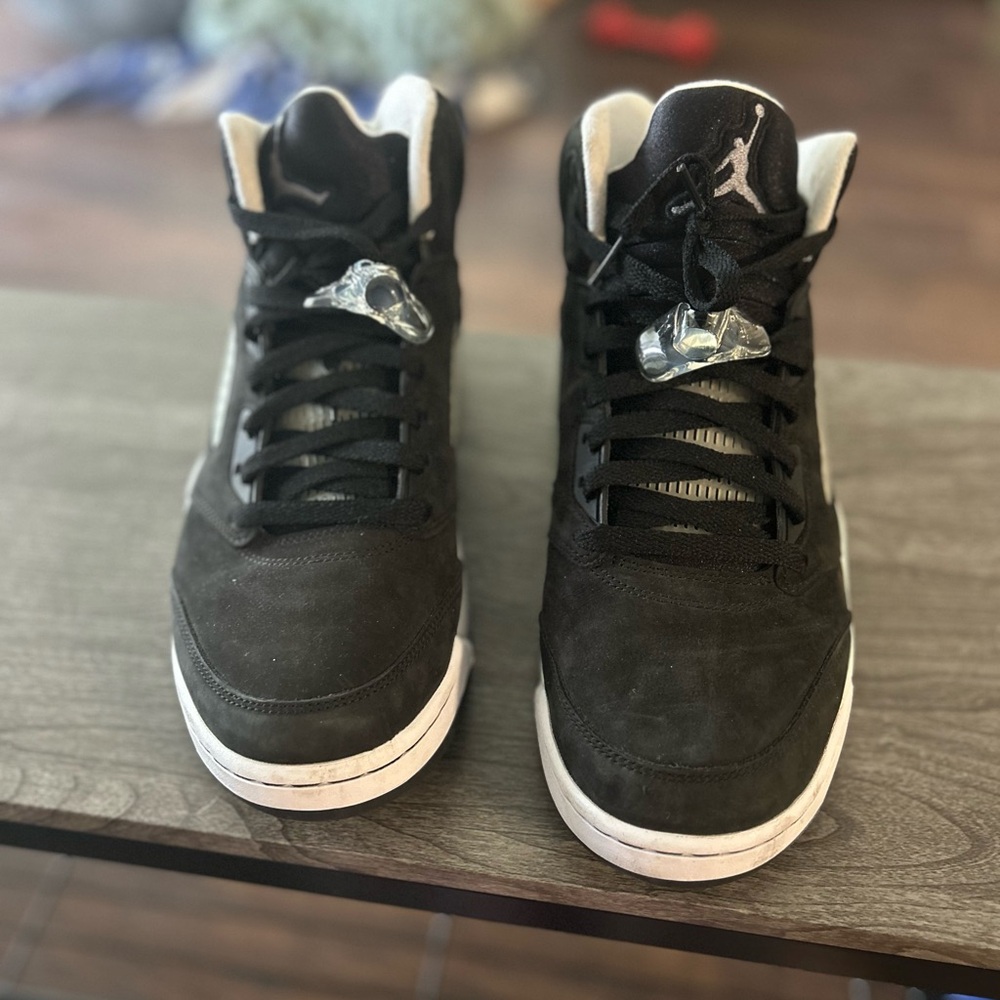 Nike Jordan Black and White High-Top Sneakers
